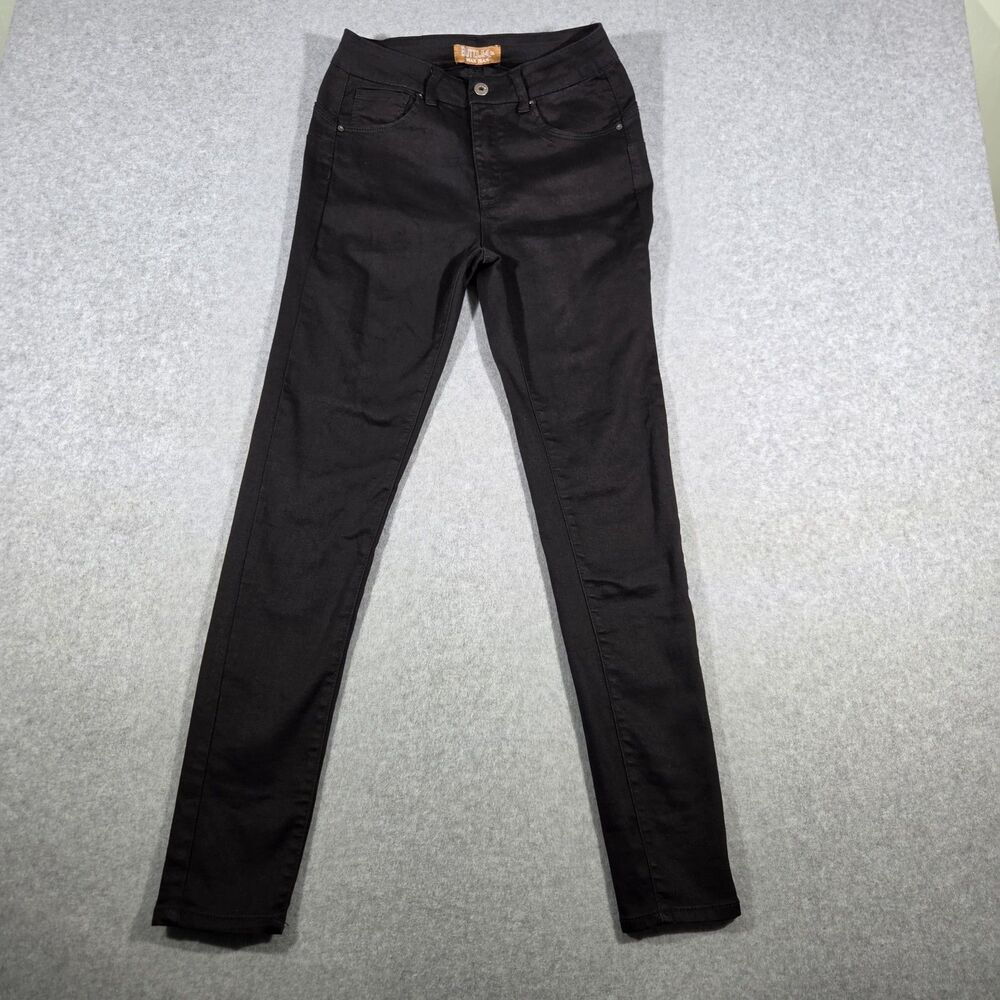 Wax Jean Butt I Love You Skinny Jeans Womens Size 7 Black Push Up 90210